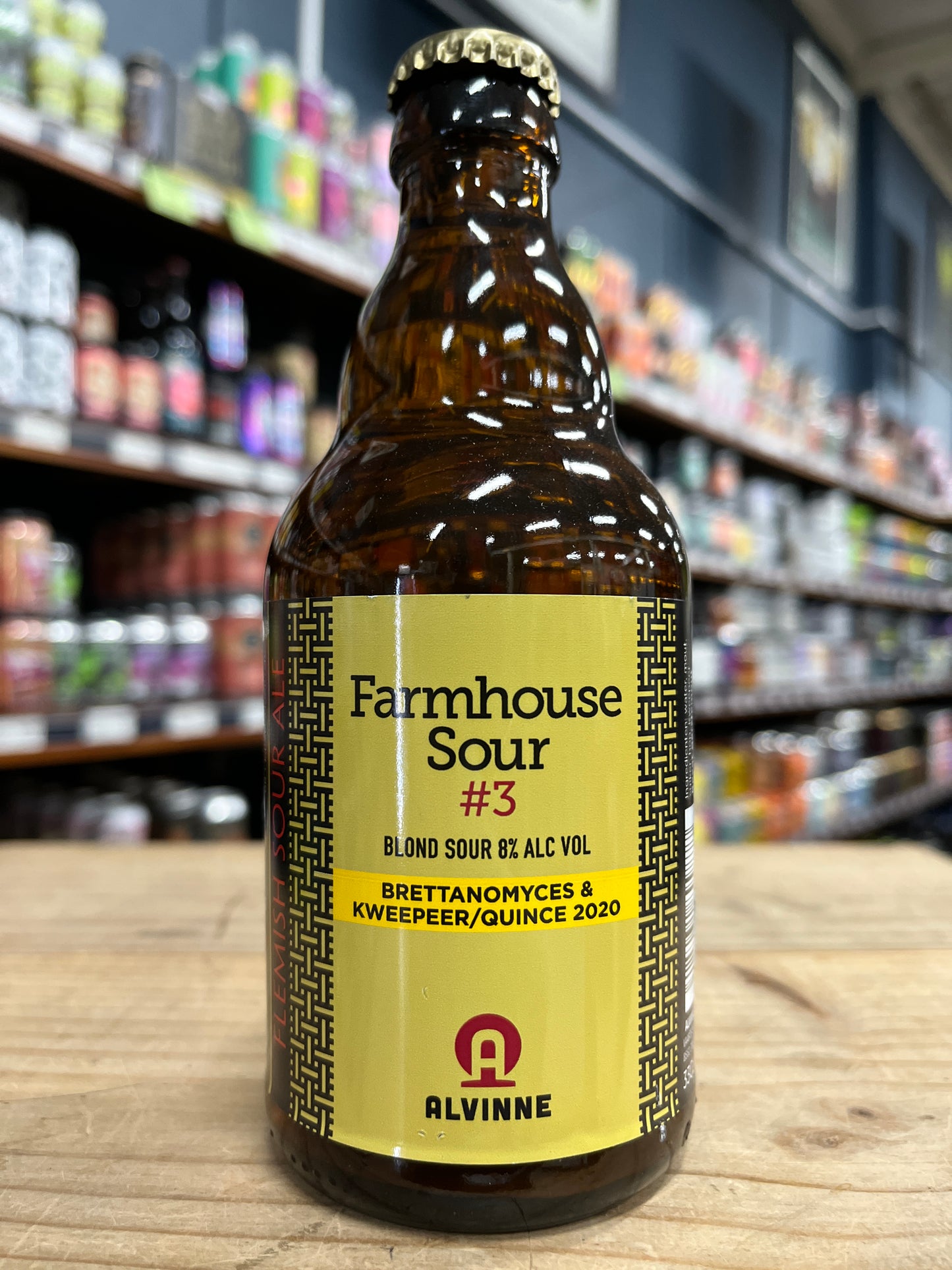 Alvinne Farmhouse Sour #3: Brettanomyces & Kweepeer / Quince Sour 2020 330ml