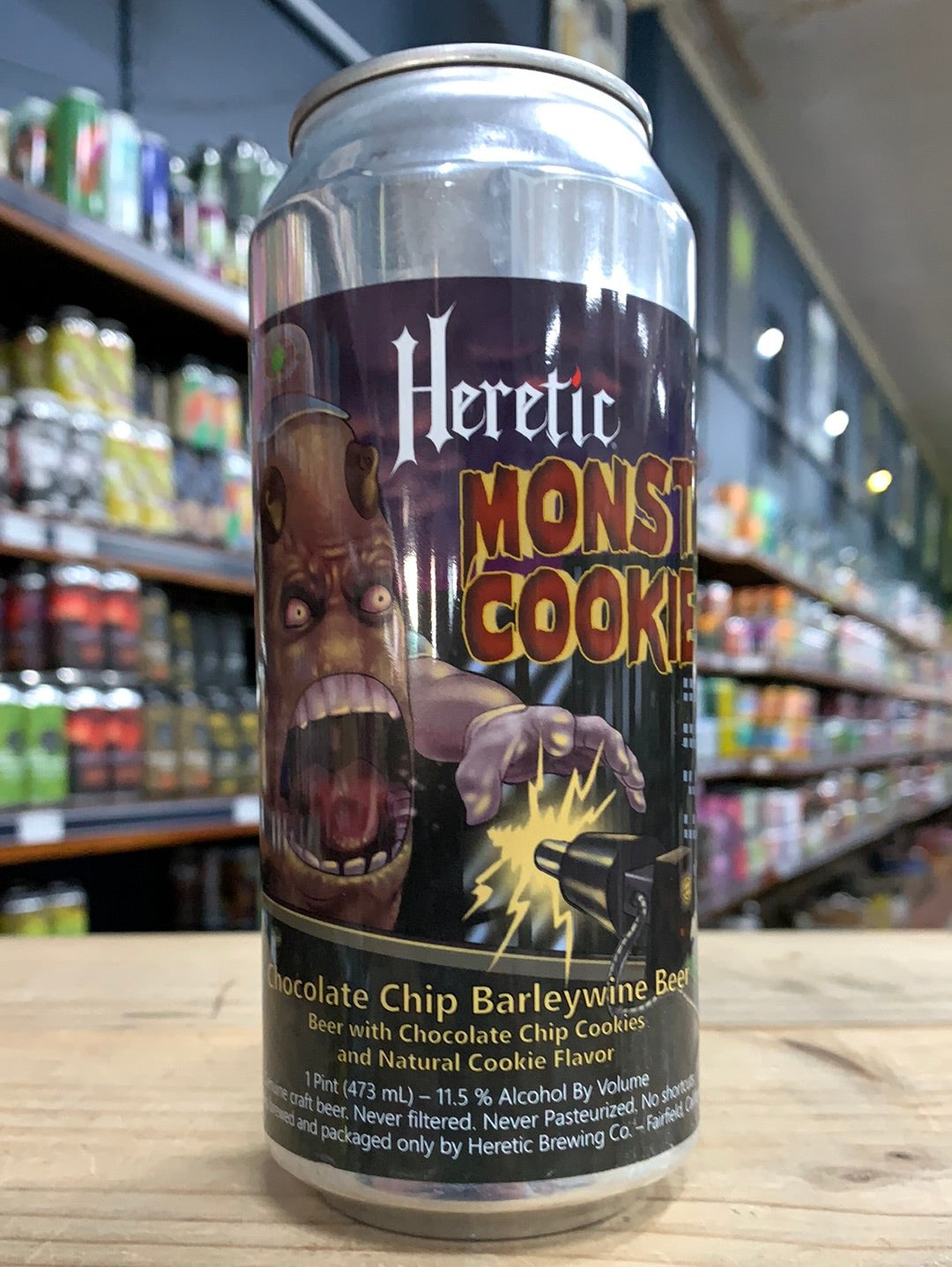 Heretic Monster Cookie Chocolate Chip Barleywine 473ml Can