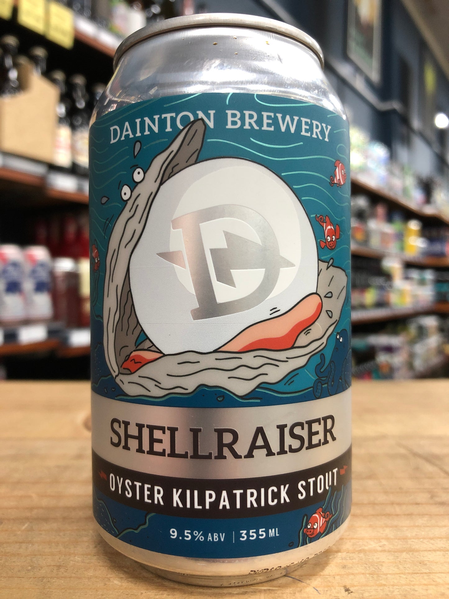 Dainton Shellraiser Oyster Kilpatrick Stout 355ml Can