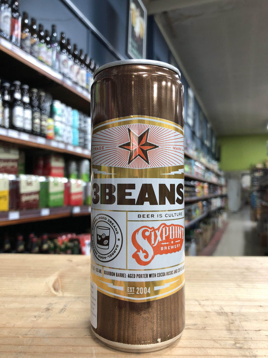 Sixpoint 3 Beans Bourbon Barrel-Aged Porter 355ml Can