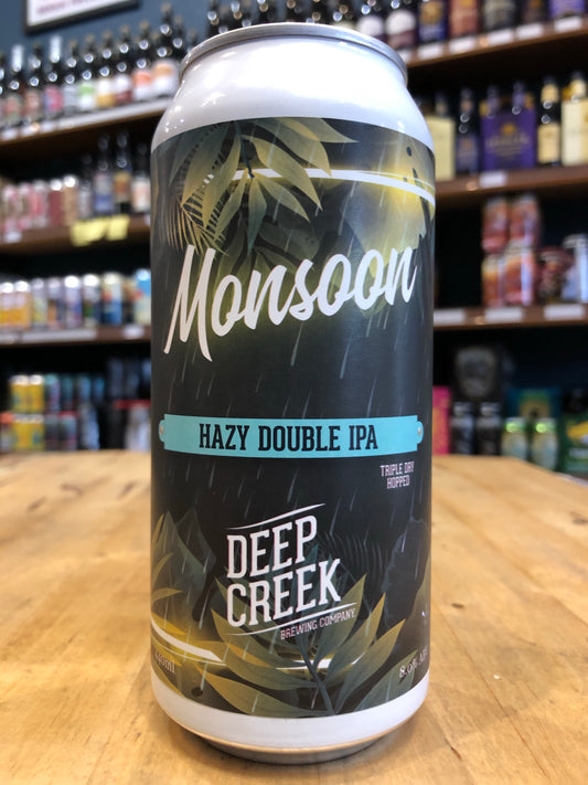 Deep Creek Monsoon Double Hazy IPA 440ml Can