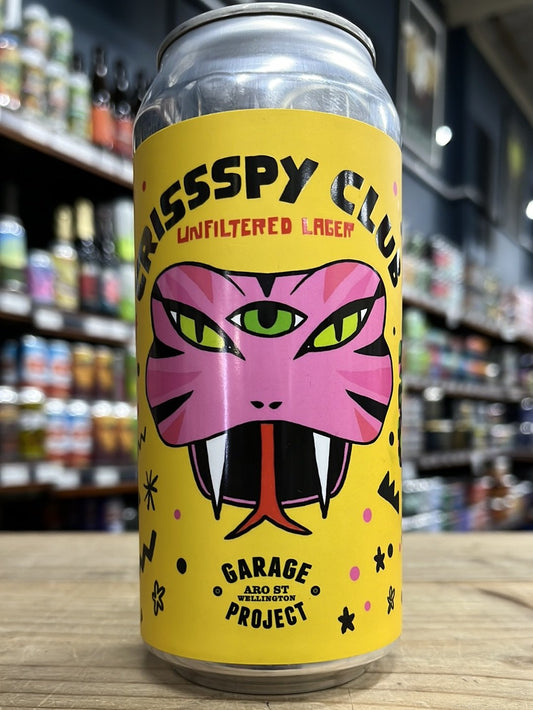 Garage Project Crispy Club Serpentes Unfiltered Lager 440ml Can