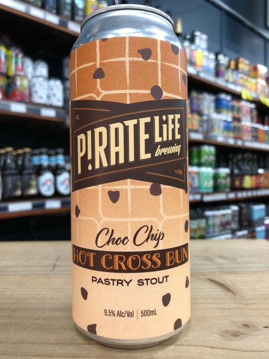 Pirate Life Choc Chip Hot Cross Bun Pastry Stout 500ml Can