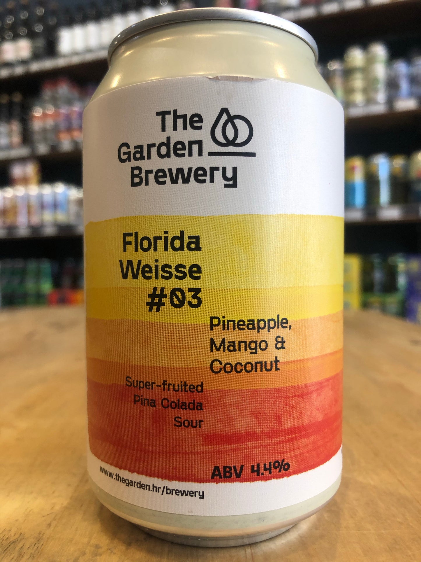 The Garden Florida Weisse - Pineapple, Mango & Coconut 330ml Can