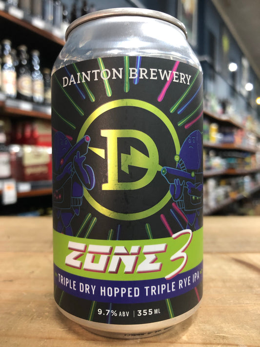 Dainton Zone 3 Triple Dry Hopped Triple Rye IPA 355ml Can