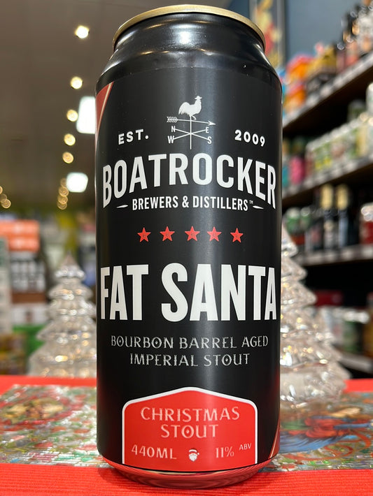 Boatrocker Fat Santa 2021 BBA Imperial Stout 440ml Can