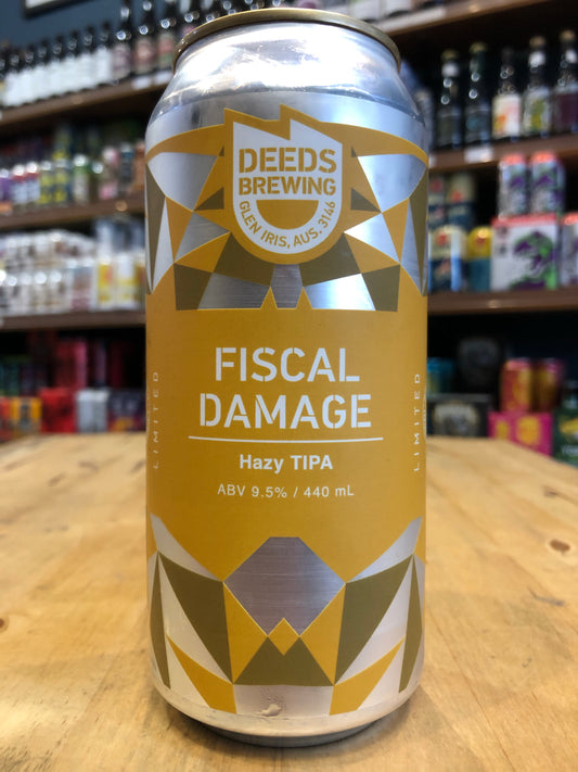 Deeds Fiscal Damage Hazy TIPA 440ml Can