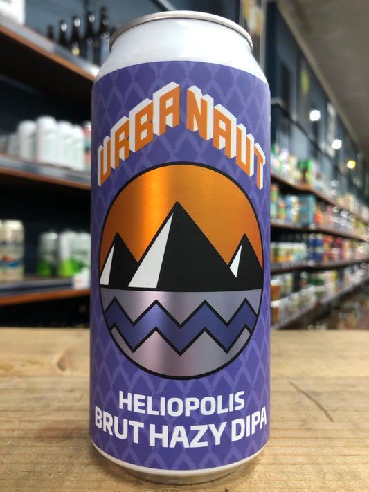 Urbanaut Heliopolis Brut Hazy Double IPA 440ml Can