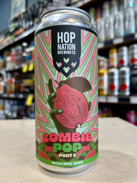 Hop Nation Zombie Pop Part 3 Pink Guava Imperial Sour 440ml Can