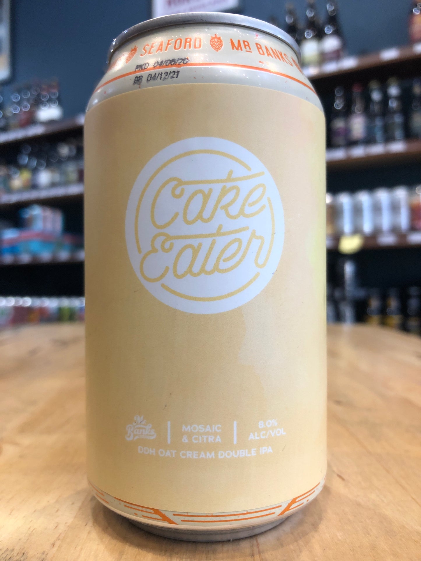 Mr Banks Cake Eater DDH Cream Double IPA 355ml Can