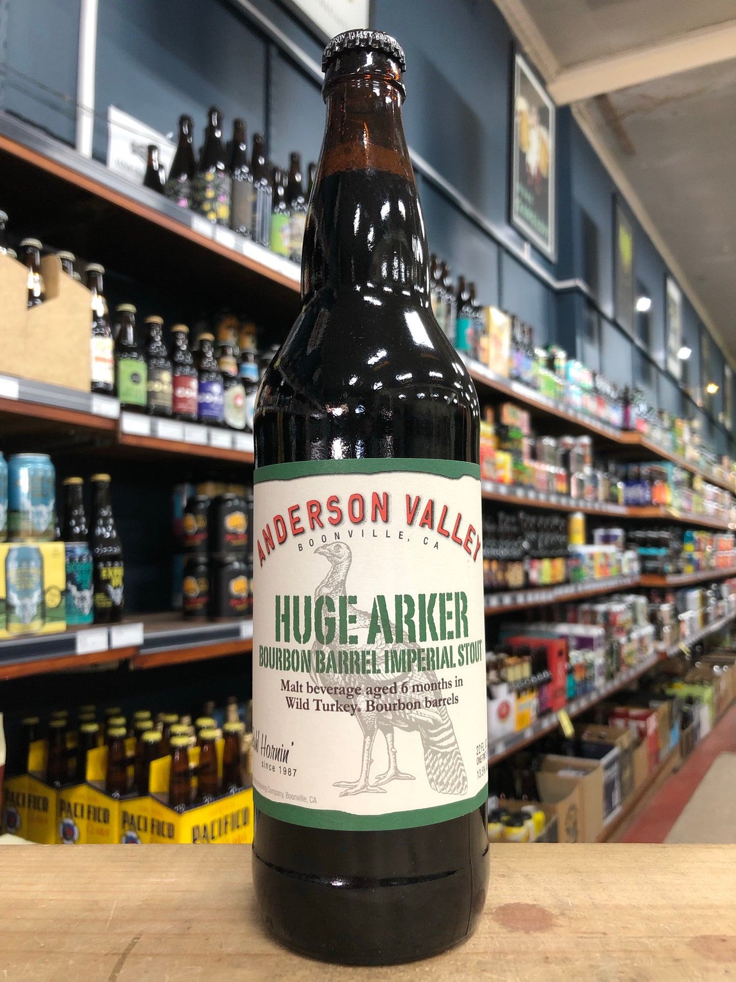 Anderson Valley Huge Arker Bourbon Barrel Imperial Stout 650ml