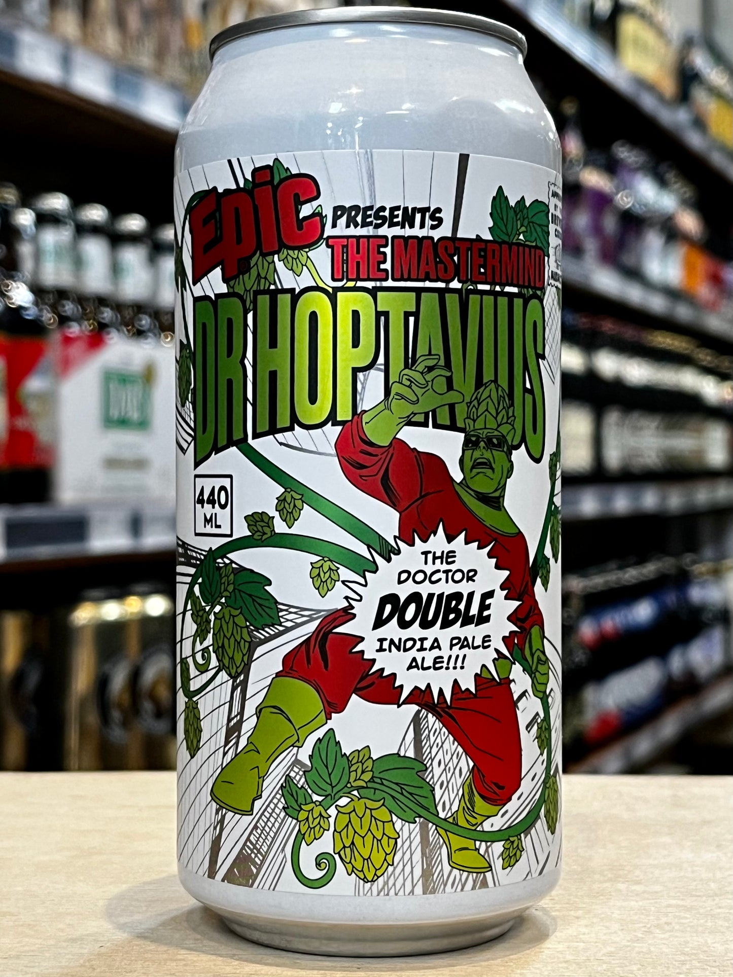 Epic Dr Hoptavius Double IPA 440ml Can