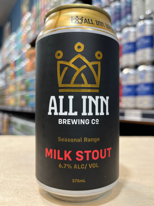 All In Nitro Milk Stout 375ml Can