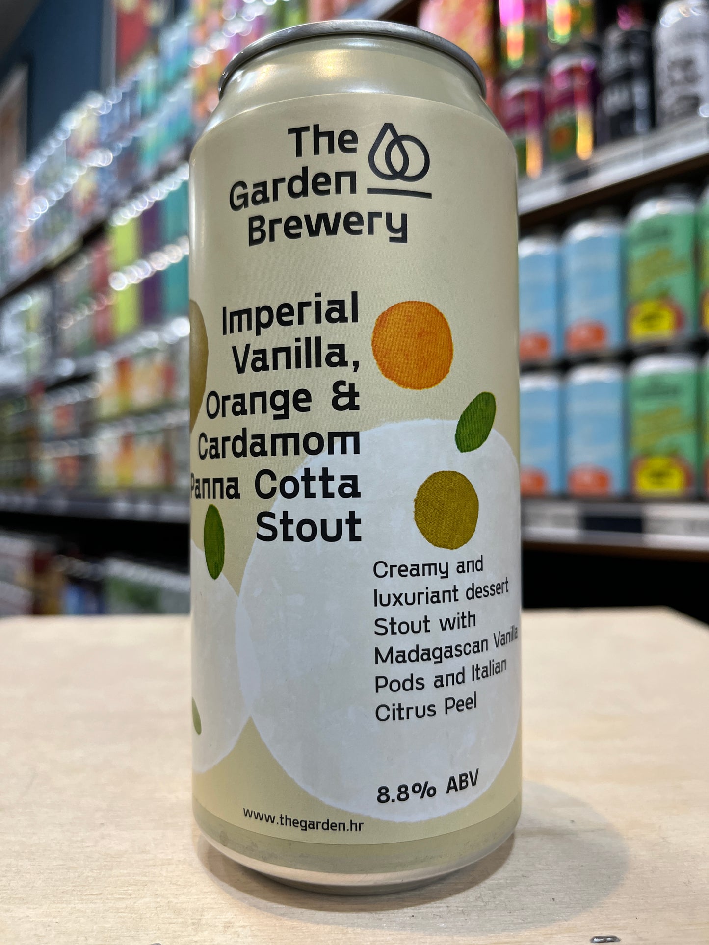 The Garden Imperial Vanilla, Orange & Cardamon Panna Cotta Stout 440ml Can