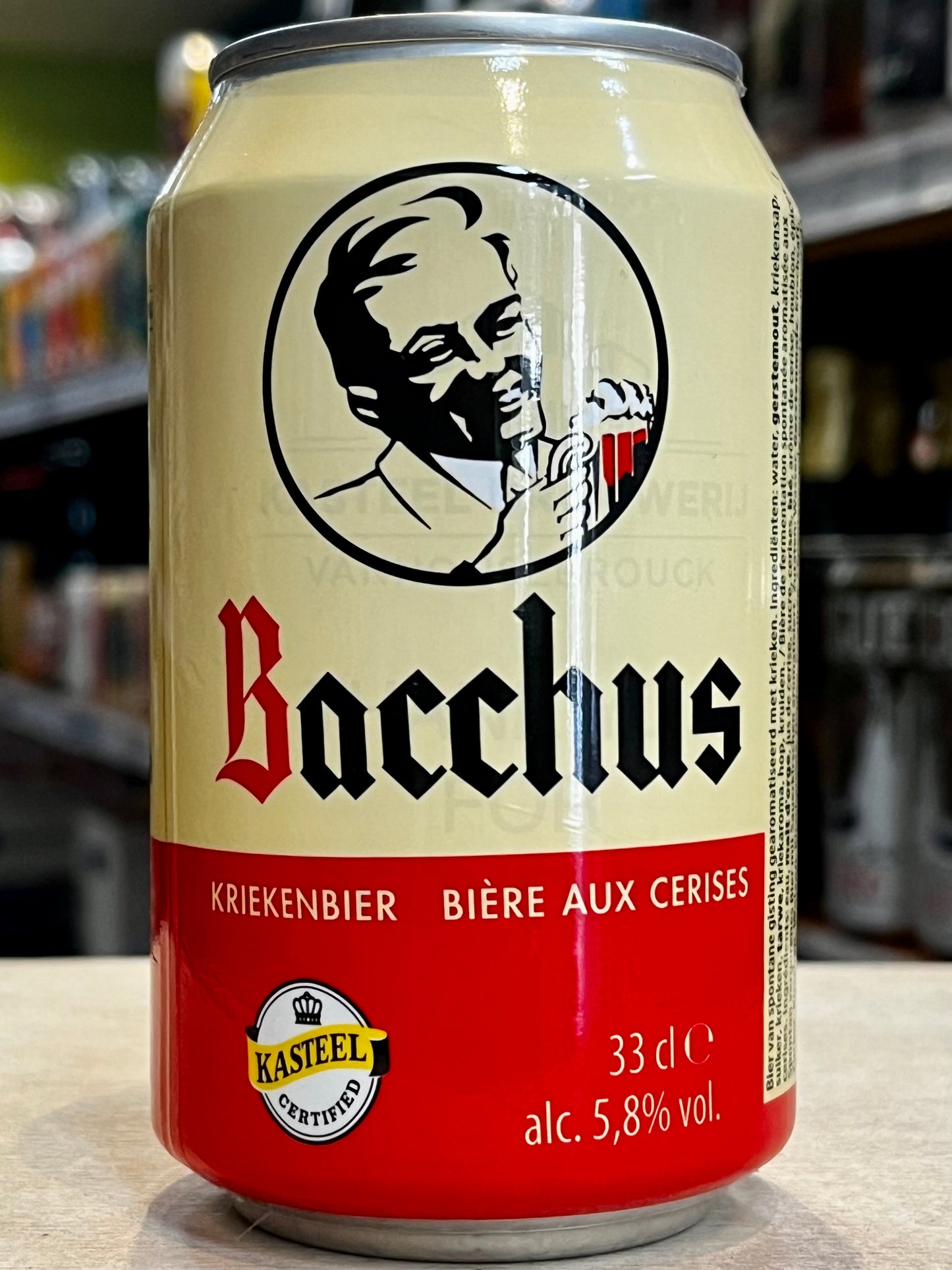 Kasteel Bacchus Kriek 330ml Can