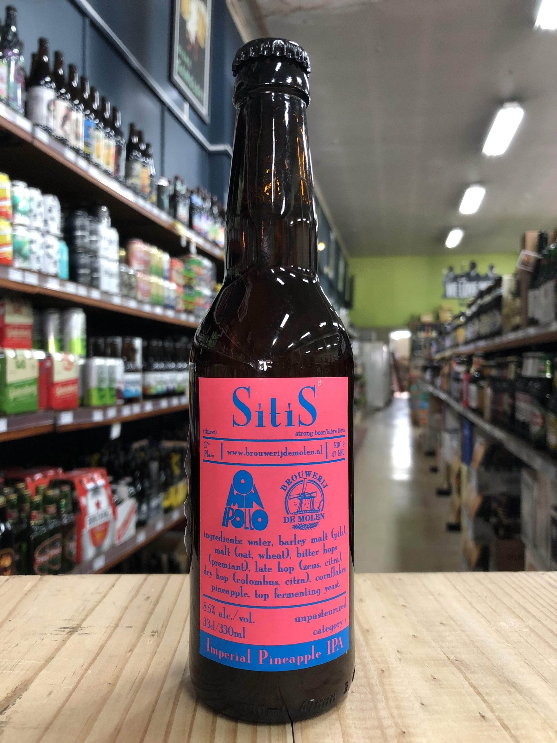 De Molen / Omnipollo Sitis Imperial Pineapple IPA 330ml - Purvis Beer