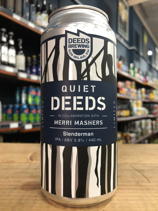 Quiet Deeds / Merri Mashers Slenderman IPA 440ml Can