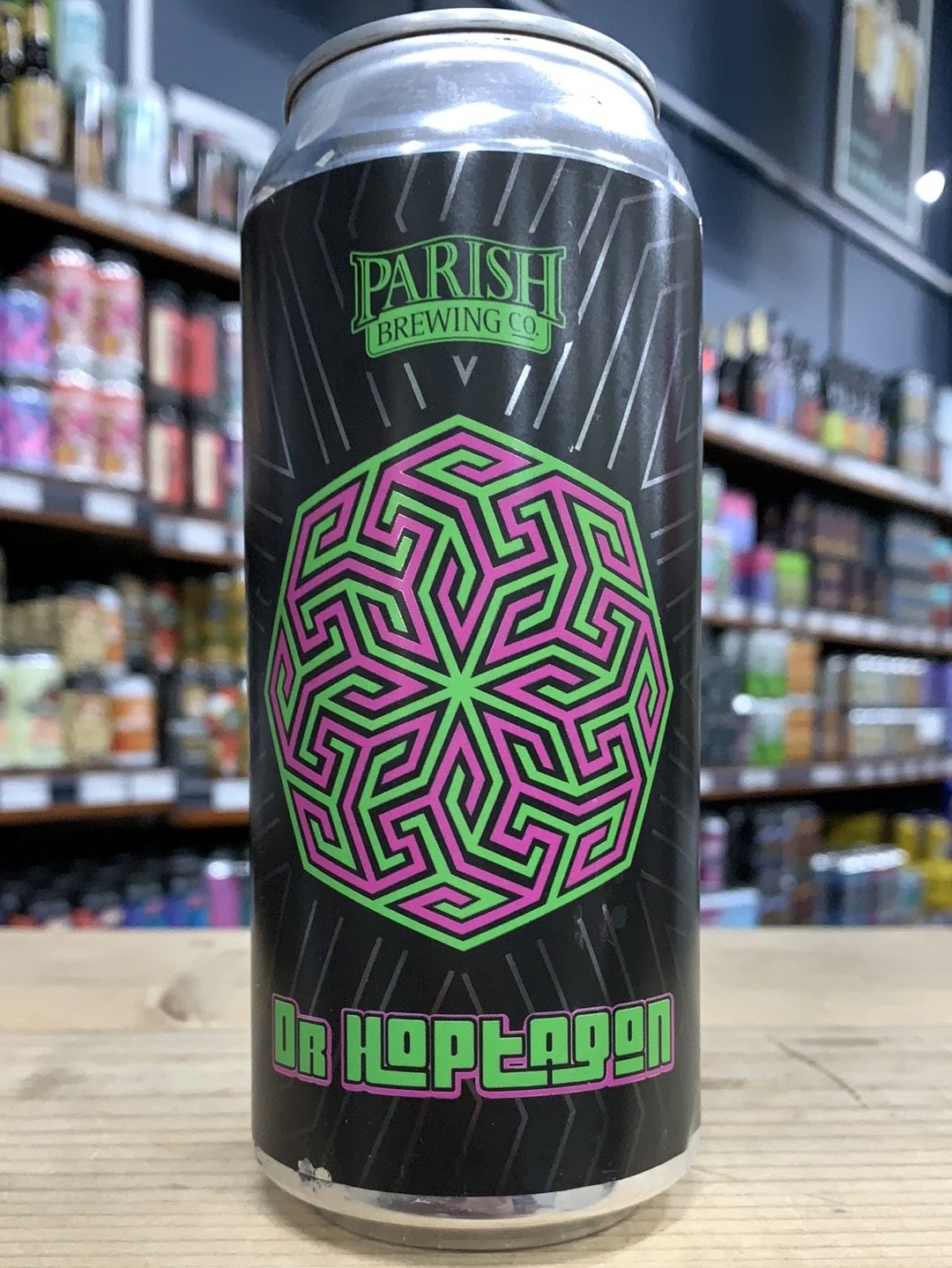 Parish Dr. Hoptagon (2021) Black DIPA 473ml Can