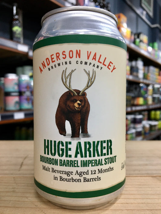 Anderson Valley Huge Arker Bourbon Barrel Imperial Stout 355ml Can