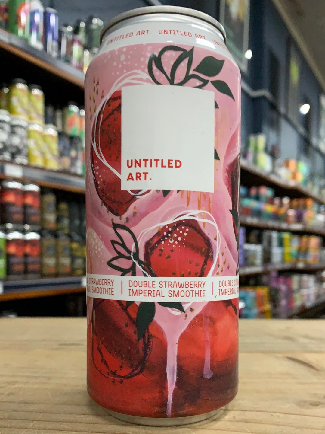 Untitled Art Double Strawberry Imperial Smoothie 473ml Can