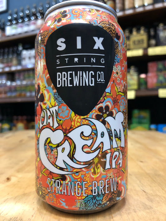 Six String Strange Brew Oat Cream IPA 375ml Can