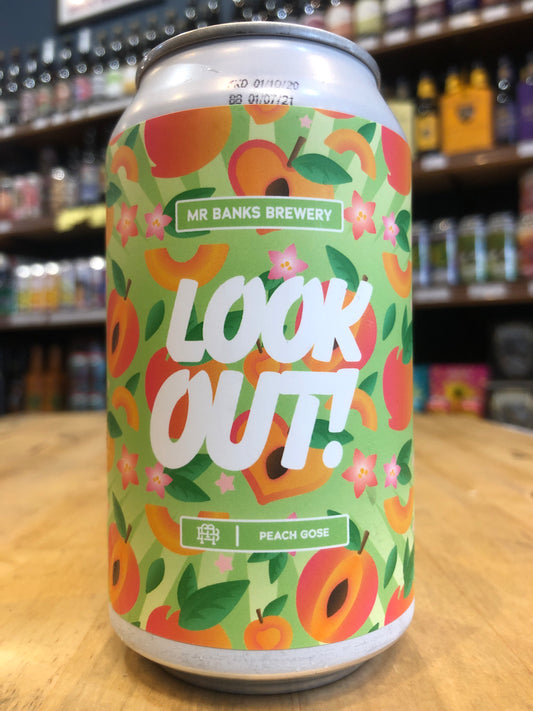 Mr Banks Look Out Peach Gose 355ml Can