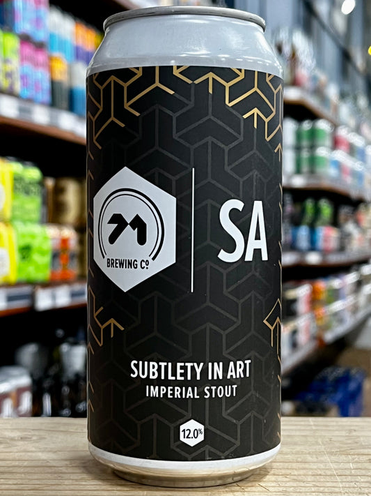 71 Brewing Subtlety In Art Imperial Stout 440ml Can