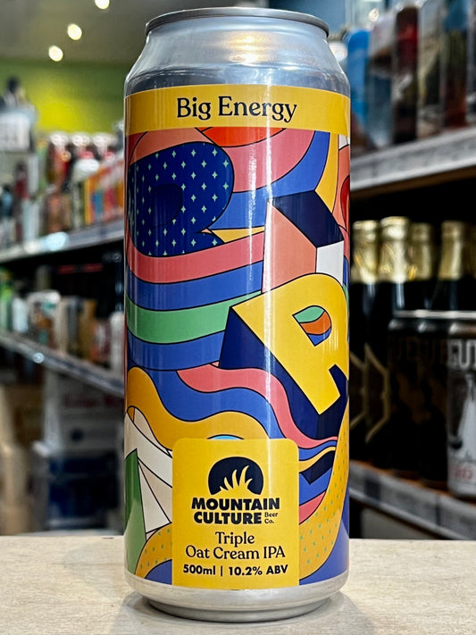 Mountain Culture Big Energy Triple Oat Cream IPA 500ml Can