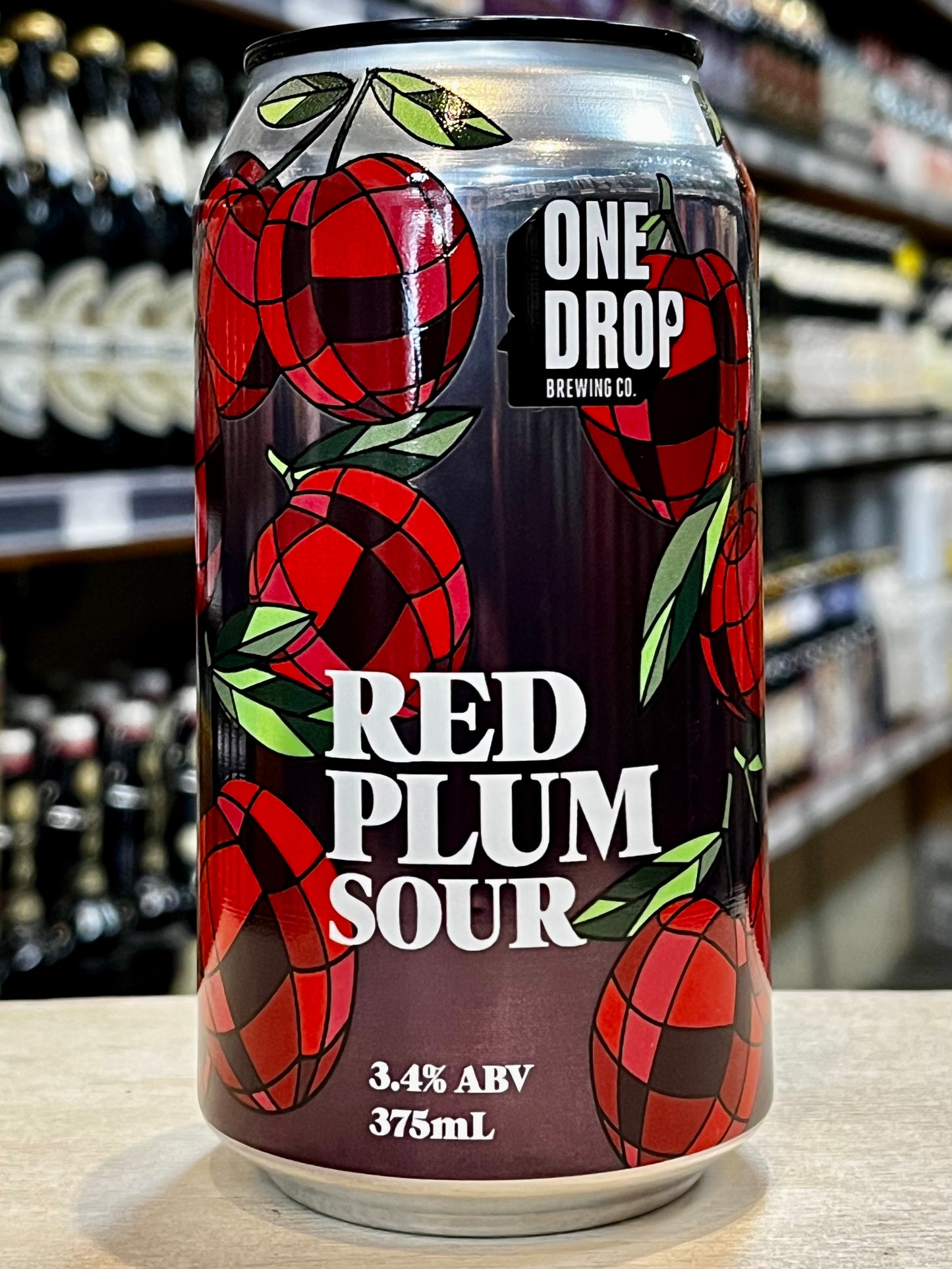 One Drop Red Plum Sour 375ml Can