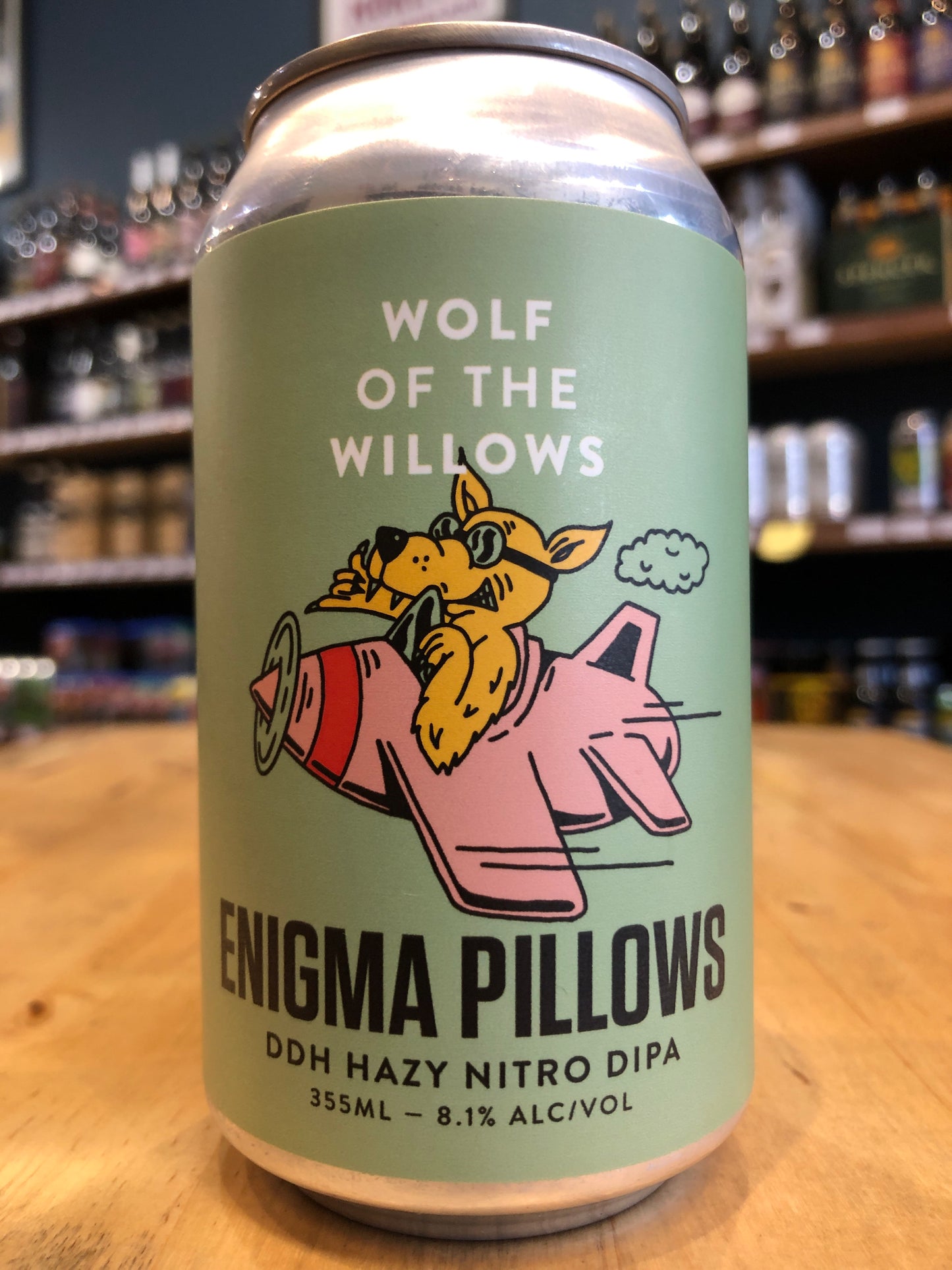 Wolf of the Willows Enigma Pillows 355ml Can