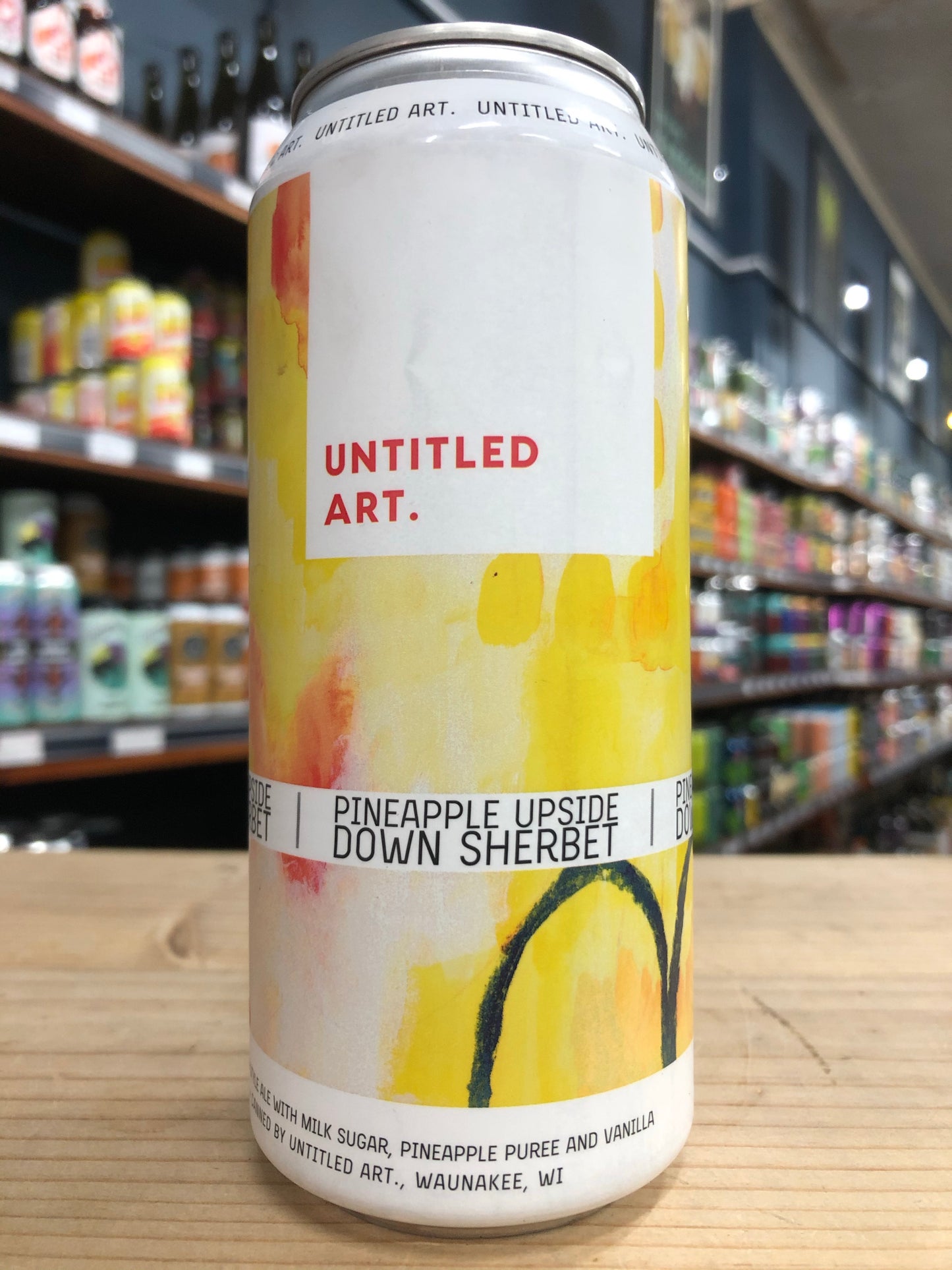 Untitled Art Pineapple Upside Down Sherbet 473ml Can