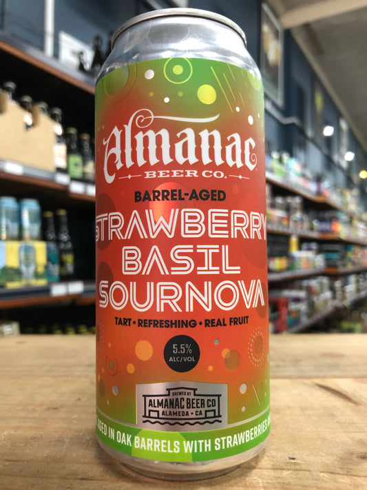 Almanac Strawberry Basil Sournova 473ml Can