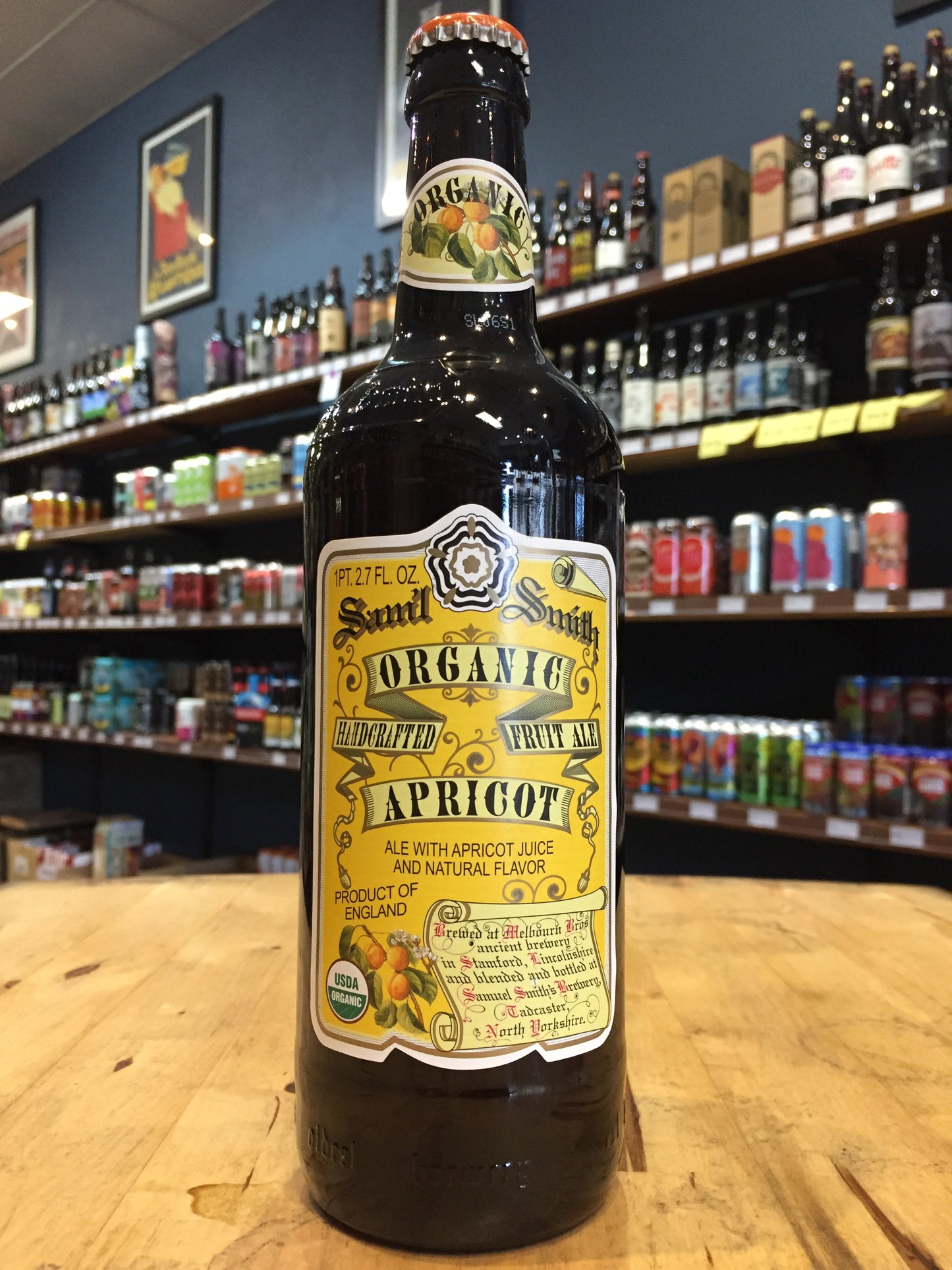 Samuel Smith Organic Apricot Fruit Beer 550ml