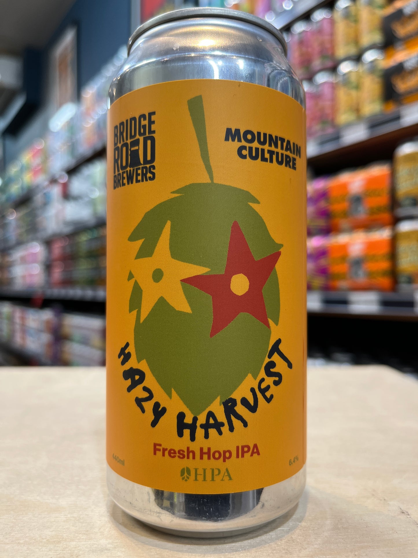 Bridge Road / Mountain Culture Hazy Harvest Fresh Hop IPA 440ml Can