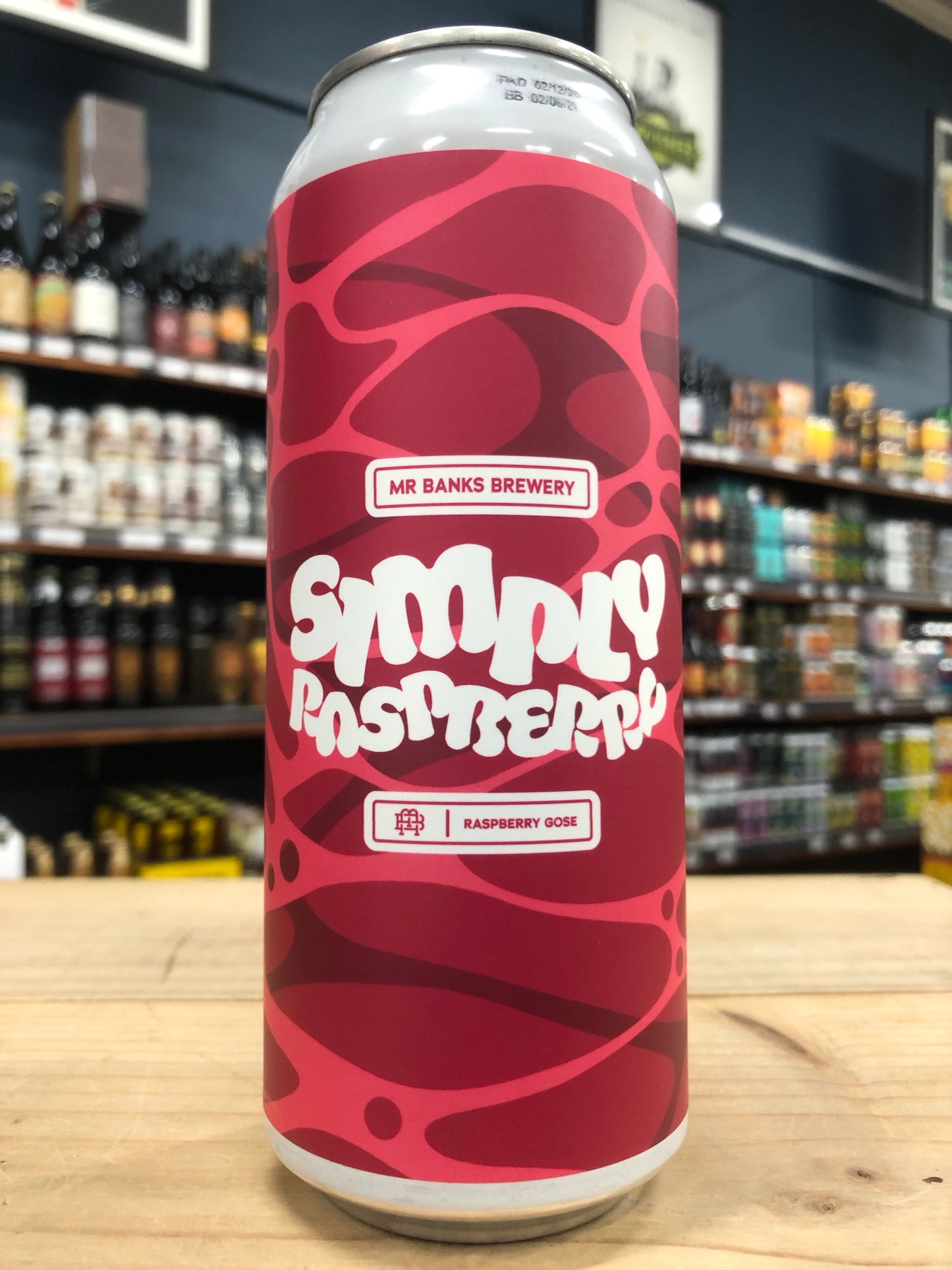 Mr Banks Simply Raspberry Gose 500ml Can