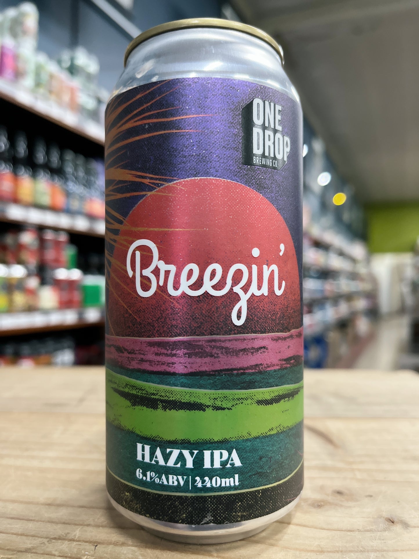 One Drop Breezin' Hazy IPA 440ml Can