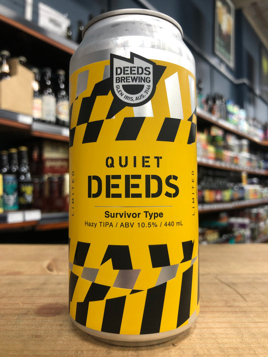 Quiet Deeds Survivor Type Hazy Triple IPA 440ml Can