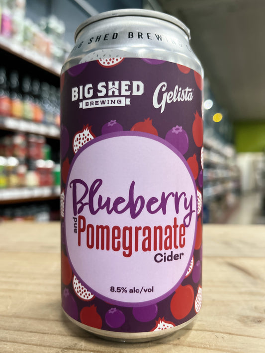 Big Shed Blueberry And Pomegranate Cider 375ml Can