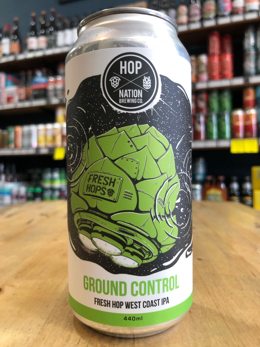 Hop Nation Ground Control Fresh Hop West Coast IPA 440ml Can