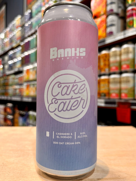 Banks Cake Eater Cashmere & El Dorado DDH Oat Cream DIPA 500ml Can