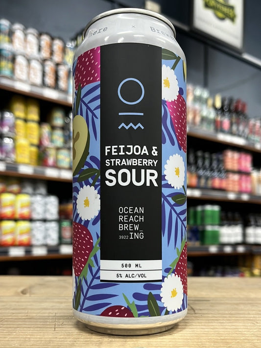 Ocean Reach Feijoa Strawberry Sour 500ml Can