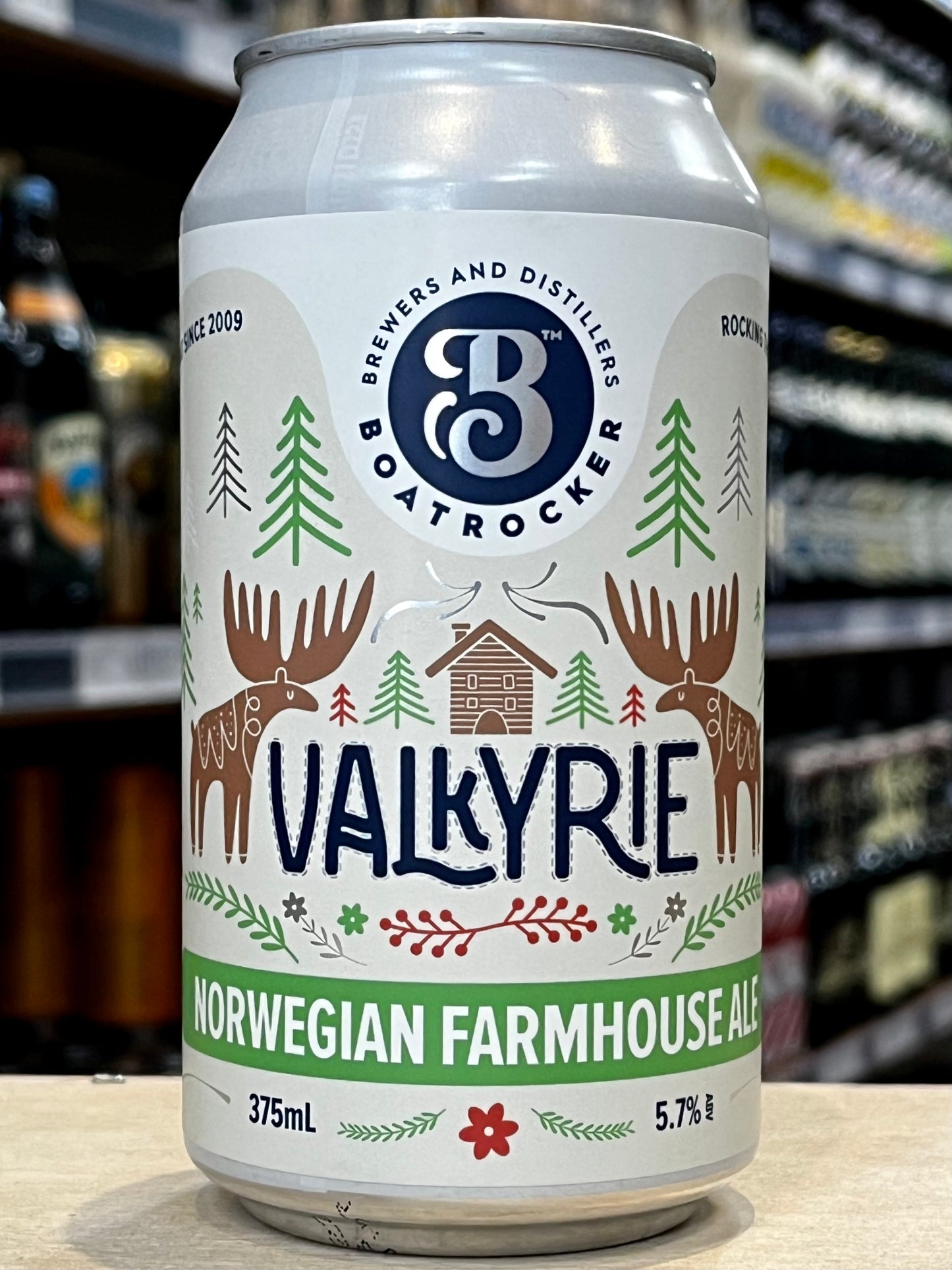 Boatrocker Valkrie Norwegian Farmhouse Ale 375ml Can