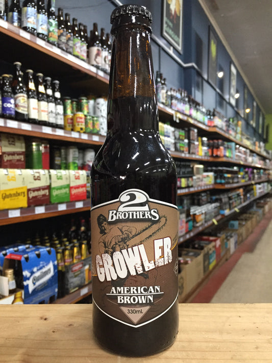 2 Brothers Growler Brown Ale 330ml