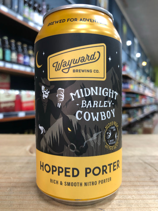 Wayward Midnight Barley Cowboy Hopped Porter 375ml Can