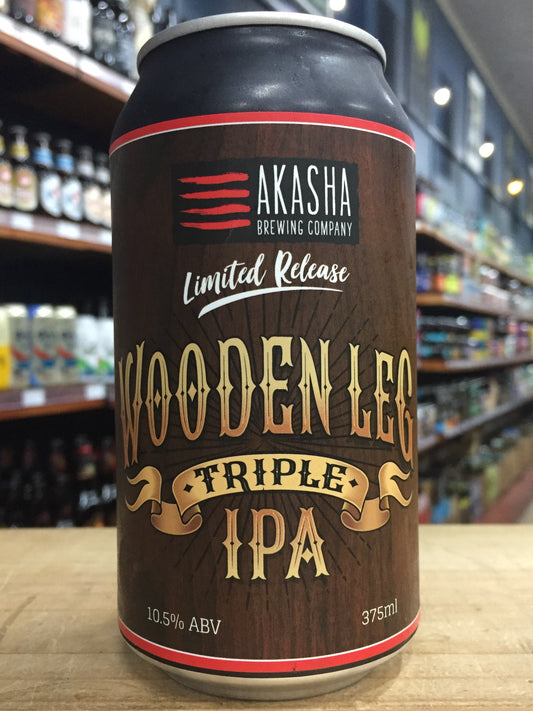 Akasha Wooden Leg Triple IPA 375ml Can