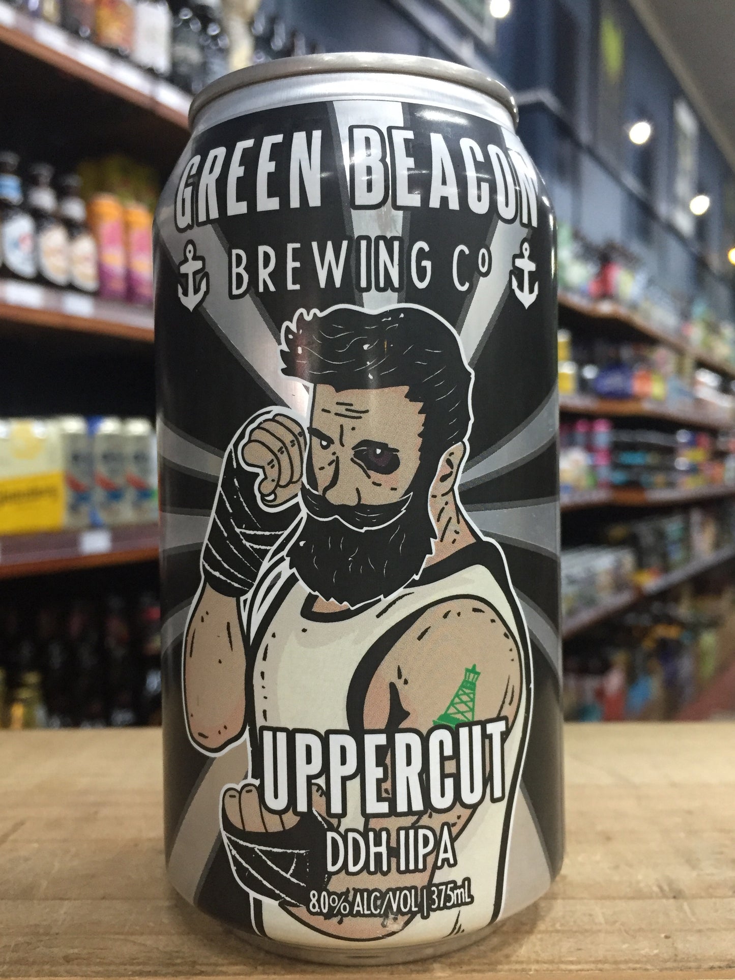 Green Beacon Uppercut Imperial IPA 375ml Can