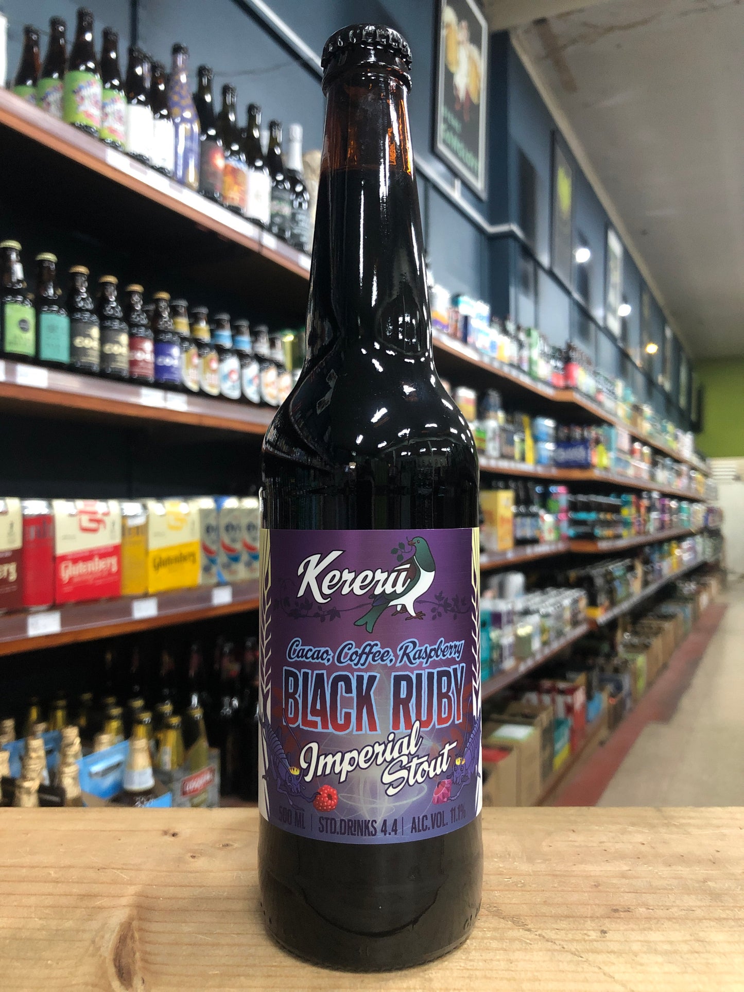 Kereru Black Ruby Imperial Stout 500ml