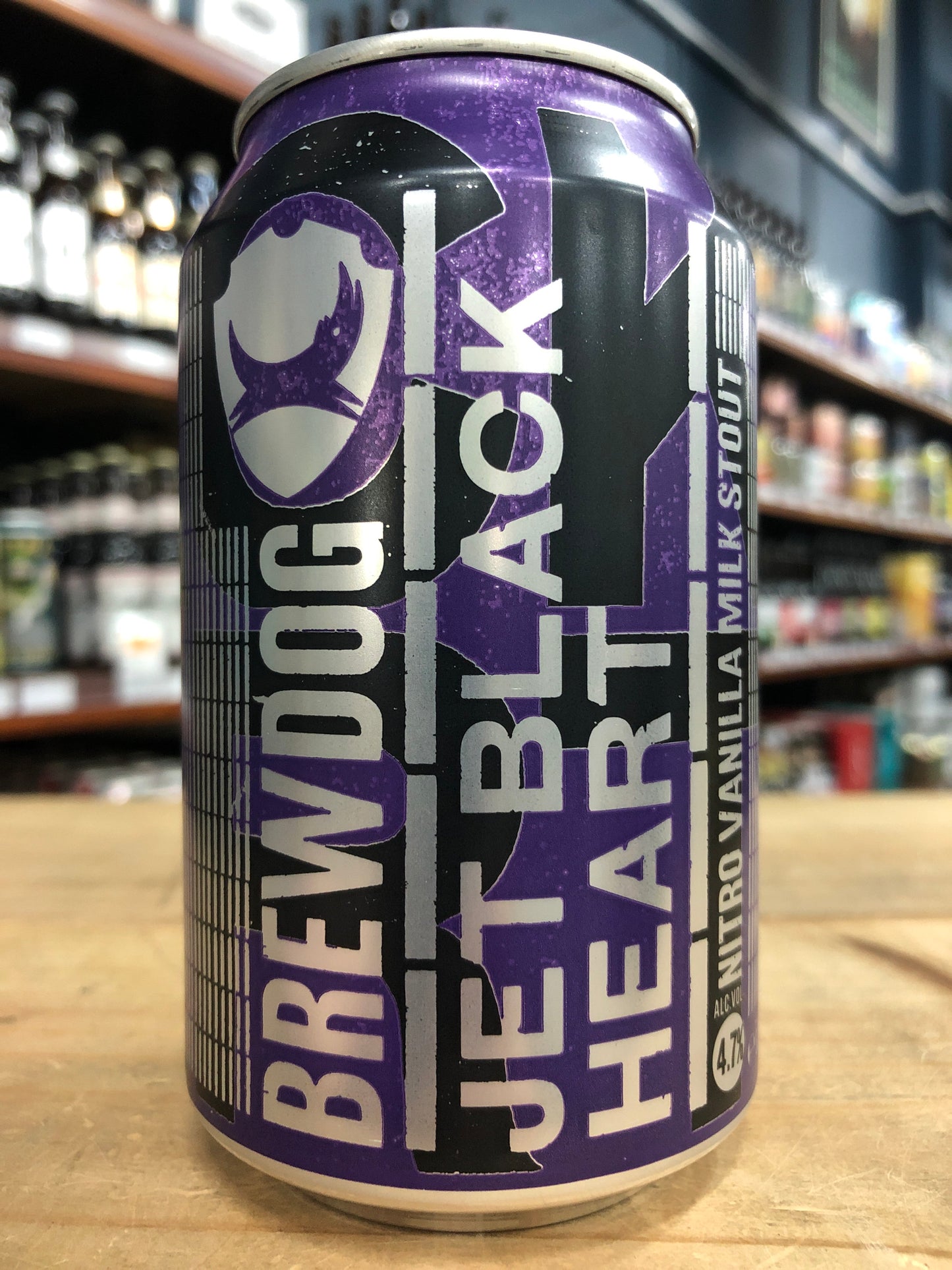 BrewDog Jet Black Heart Nitro Vanilla Milk Stout 330ml Can