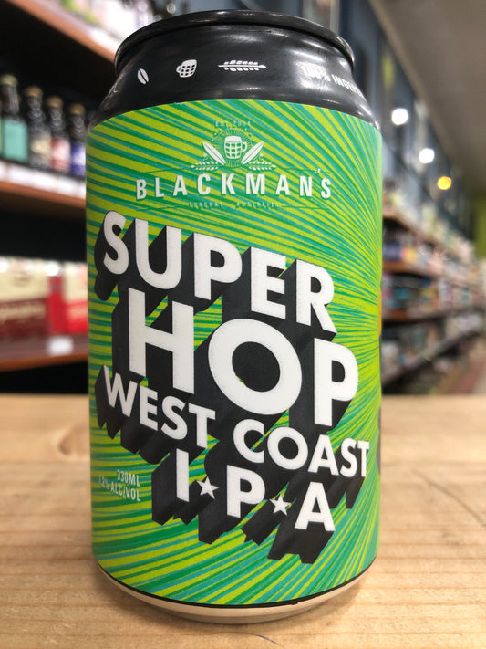 Blackman's Super Hop West Coast IPA 330ml Can